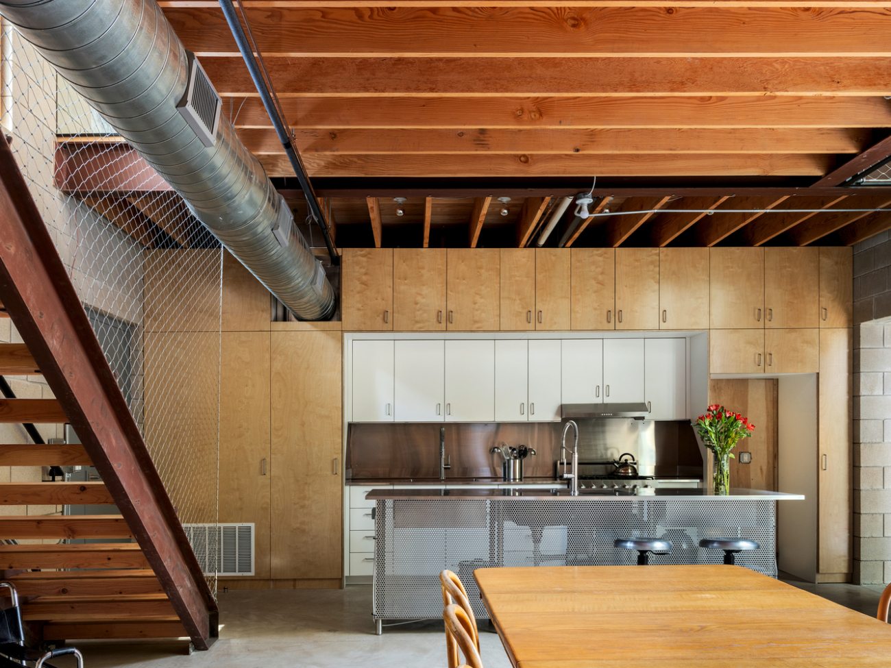 Henri II House Murray Legge Architecture Industrial Stair