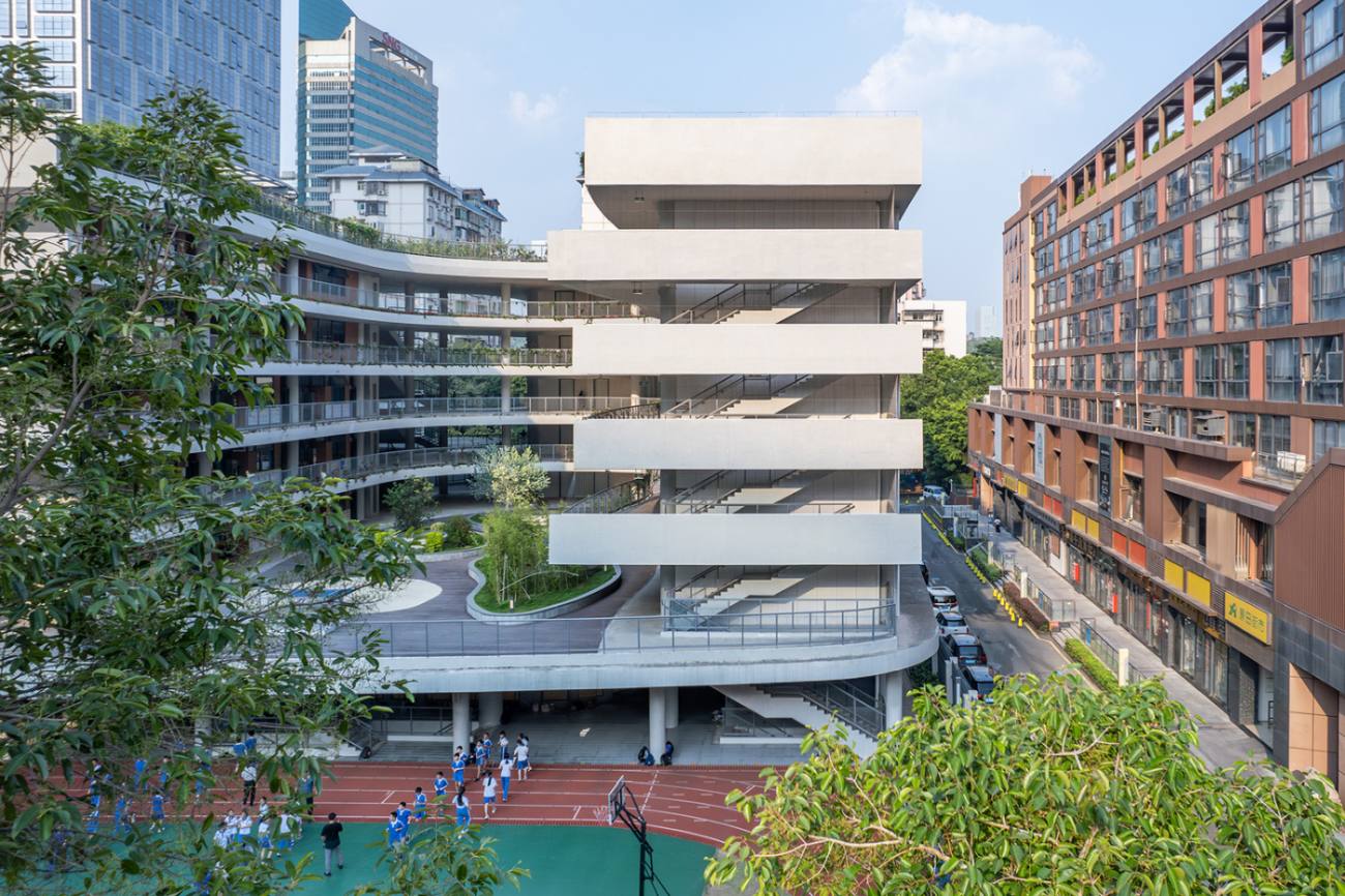 JingLong Elementary School Atelier FCJZ Stairs