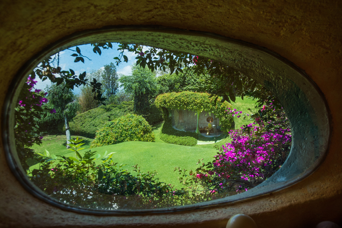 Organic House Underground Javier Senosiain Garden View